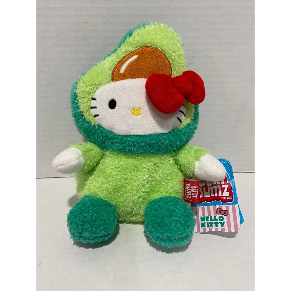 BumBumz Hello Kitty Avocado Plush Sanrio Green 7.5" NWT